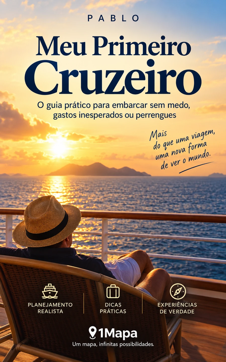 Capa do livro Meu Primeiro Cruzeiro, de Pablo | 1Mapa